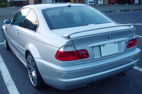 bmw E46 M3  リアスポイラーシルバー　リアウィング　ACシュニッツァースポイラー　アルテッツァにもおすすめです！　 bmw E46 M3 リアスポイラーシルバーリアウィングACシュニッツァー